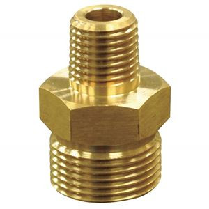 Screw Type Plug, 1/4" MPT x M22M, Brass