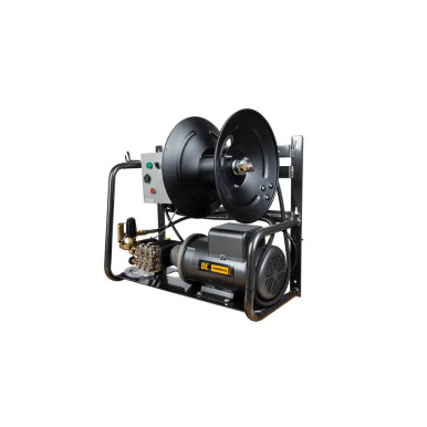 BE Pressure X-2050FW1GENHT Wall Mount 2000 PSI 4.0 GPM Electric Pressure Washer with a Baldor Motor and General Triplex Pump