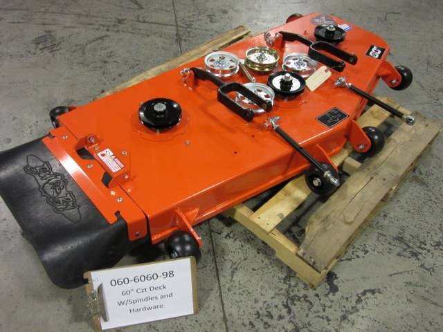 060-6060-98 - Bad Boy Mowers60" cZT Deck w/spindles & hardware 060606098