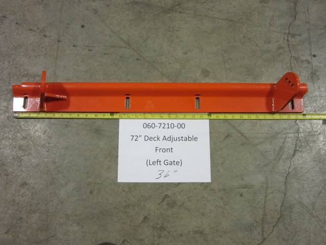 060-7210-00 - Bad Boy Mowers72" DeckAdjustable Front (Left Gate) 060721000