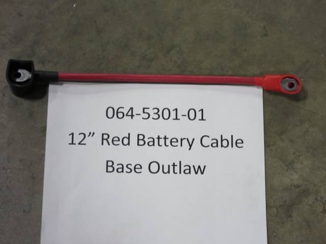 064-5301-01 - Bad Boy Mowers12 Red Battery Cable-Base Outlaw 064530101