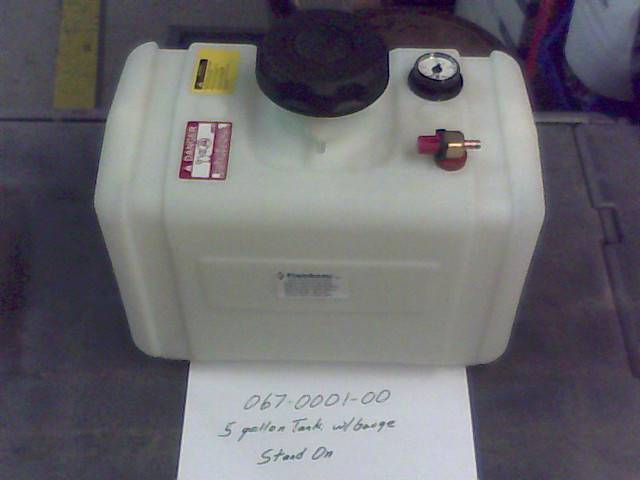 067-0001-00 - Bad Boy Mowers5gal Tank w/Gauge-Stand On 067000100