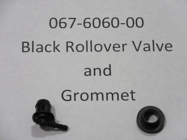 067-6060-00 - Bad Boy MowersBlack Rollover Valve & Grommet 067606000