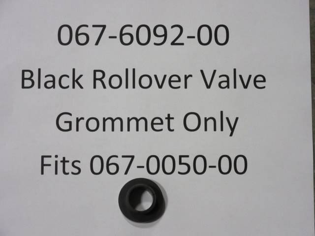 067-6092-00 - Bad Boy MowersBlack Rollover Valve Grommet for 067-0050-00 067609200