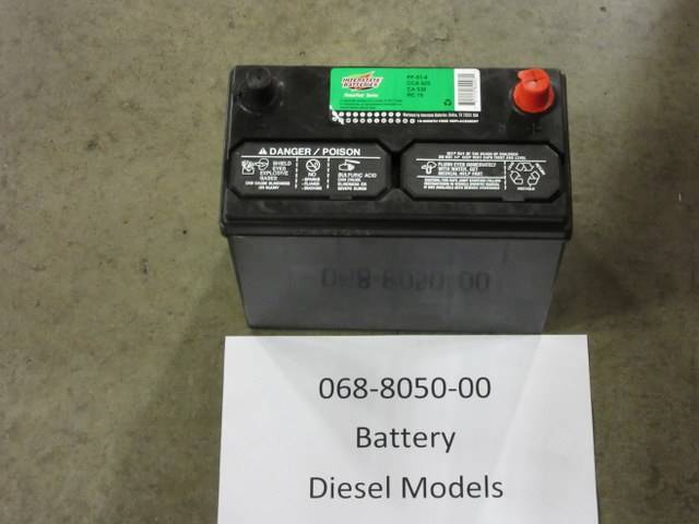 068-8050-00 - Bad Boy MowersBattery - Diesel Models PF-516 068805000