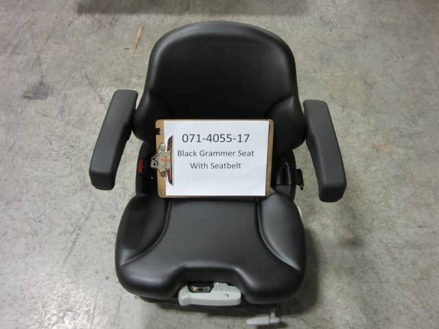 071-4055-17 - Bad Boy MowersBlack Grammer Seat w/Seatbelt,Use seat with ROPS 071405517