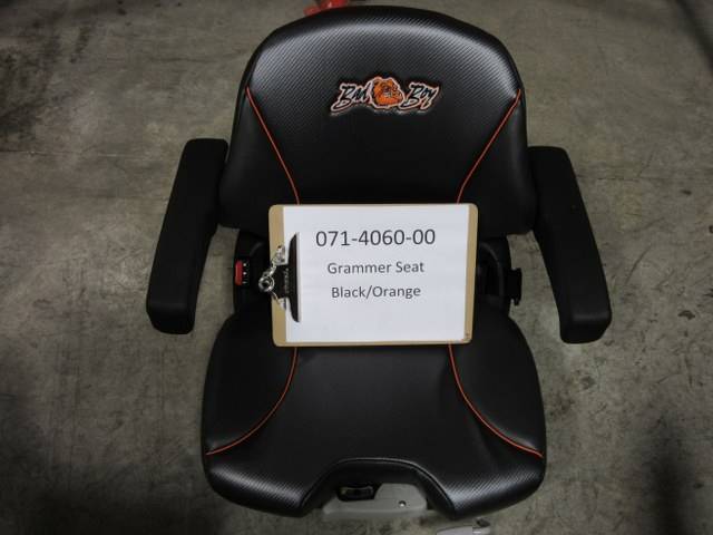 071-4060-00 - Bad Boy MowersBlack/Orange Grammer Seat Upgrade-Cut and Sew 071406000