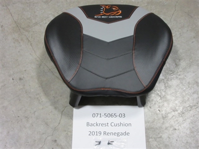 071-5065-03 - Bad Boy MowersBackrest Cusion for 2019 Renegade Gas/Diesel Seat 071506503