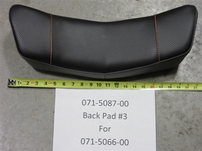 071-5087-00 - Bad Boy MowersBack Pad #3 for 071-5066-00 071508700