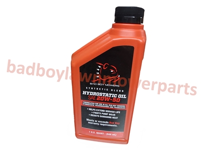 085-6010-00 - Bad Boy Mowers Quart Synthetic Blend ( Hydrostatic Oil) 085601000