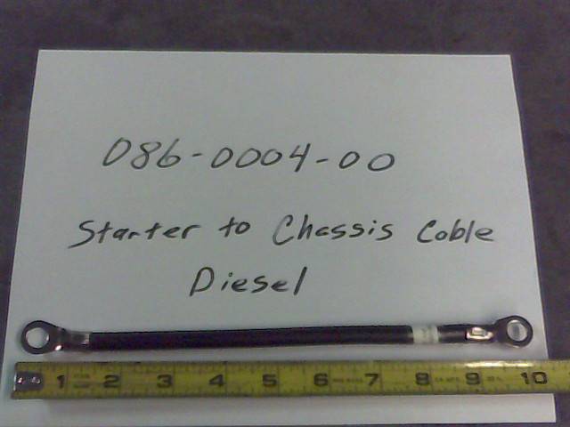 086-0004-00 - Bad Boy MowersStarter to Chassis Cable - Diesel Models 086000400