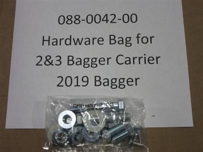 088-0042-00 - Bad Boy MowersHardware Bag for 2 & 3 Bagger Carrier 088004200
