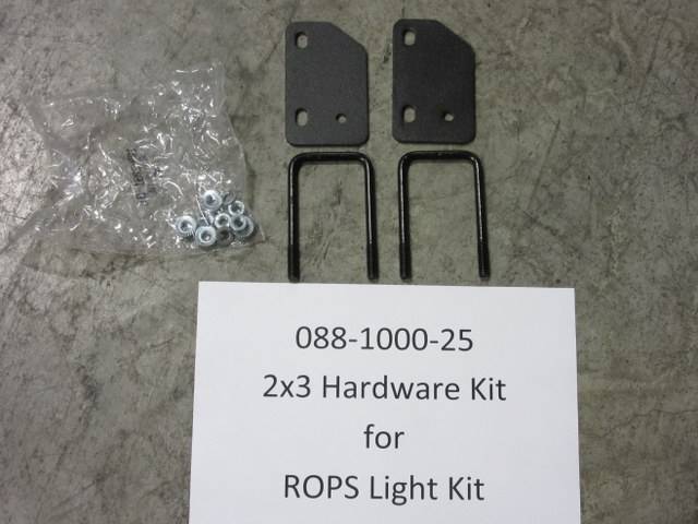 088-1000-25 - Bad Boy Mowers2x3 Hardware Kit for ROPS Light Kit 088100025