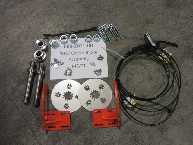 088-2011-00 - Bad Boy Mowers 2017 & UP MZ/Magnum/Rambler / 2020 & UP ZT Avenger /2017-2020 ZT Elite Models Caster Brake Assembly088201100