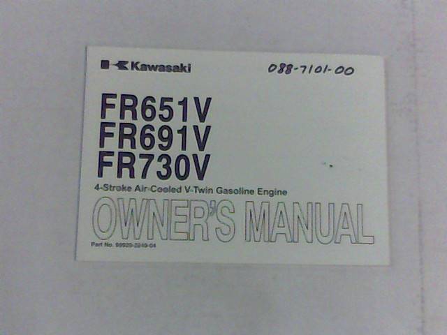088-7101-00 - Bad Boy MowersKAWASAKI-FR Series Motor Manual 088710100