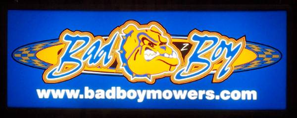 088-9999-00 - OBSOLETE-Bad Boy MowersBad Boy Mowers Lighted Sign 088999900