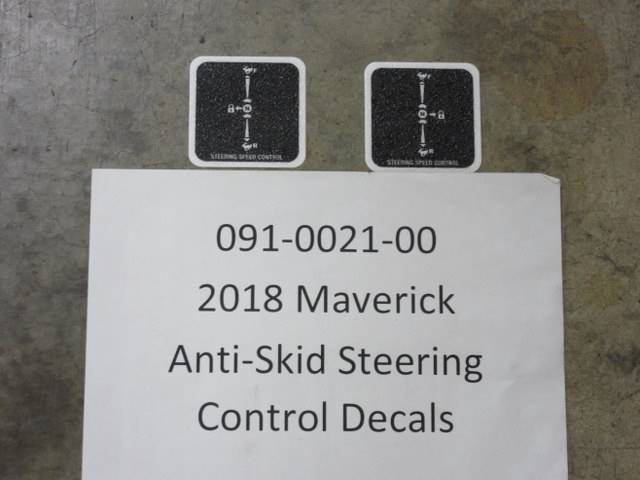 091-0021-00 - Bad Boy Mowers2018 Maverick Anti Skid Steering Control Decals 091002100