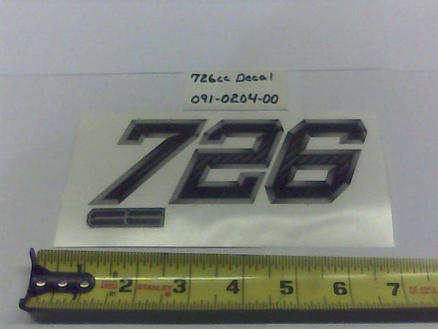 091-0204-00 - Bad Boy MowersMagnum 726cc Decal-Rear Panel 091020400