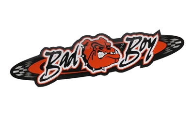 091-0313-00 - Bad Boy Mowers2017 Magnum Bad Boy Logo Decal Floor Board 091031300