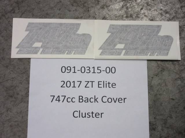091-0315-00 - Bad Boy Mowers2017 ZT Elite 747cc Back Cover Cluster 091031500