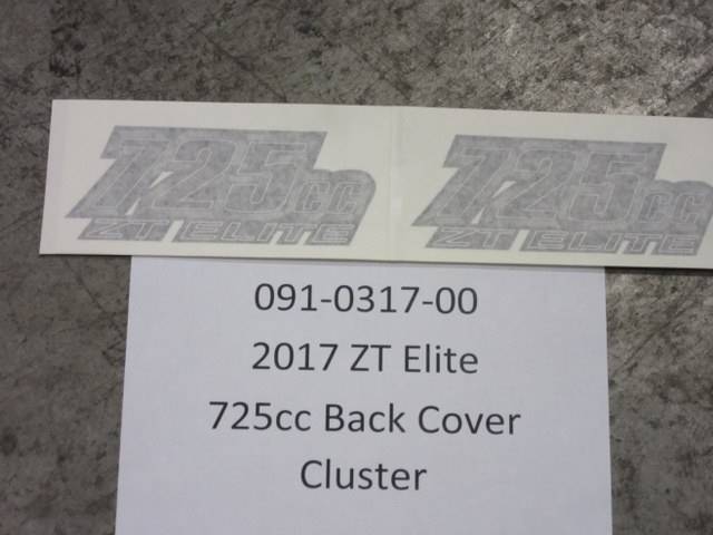 091-0317-00 - Bad Boy Mowers2017 ZT Elite 725cc Back Cover Cluster 091031700