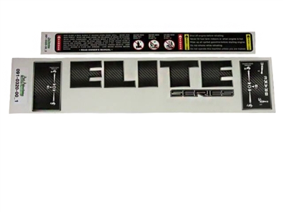 091-0320-00 - Bad Boy MowersZT Cooler Cover Cluster Decal 091032000