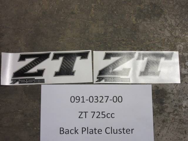 091-0327-00 - Bad Boy MowersZT 725cc Back Plate Cluster 091032700