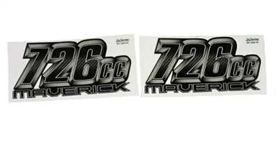 091-0334-00 - Bad Boy MowersMaverick 726ccDecal Cluster Rear Plate 091033400