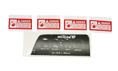 091-0355-00 - Bad Boy MowersXP Sub Assembly Decal Cluster 091035500