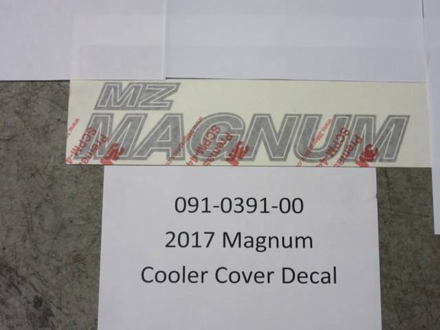 091-0391-00 - Bad Boy MowersMZ Magnum Front Grill Decal 091039100