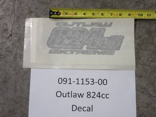 091-1153-00 - Bad Boy Mowers2015 824cc EFI Extreme Decal 091115300