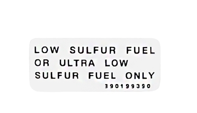 091-2050-00 - Bad Boy MowersLow Sulfur Decal Tier 4 Diesel 091205000