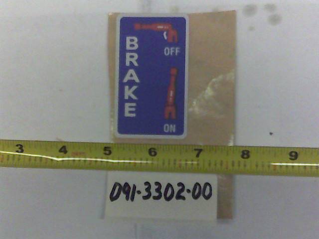 091-3302-00 - Bad Boy MowersLexan Brake-Pup 2006 and up 091330200