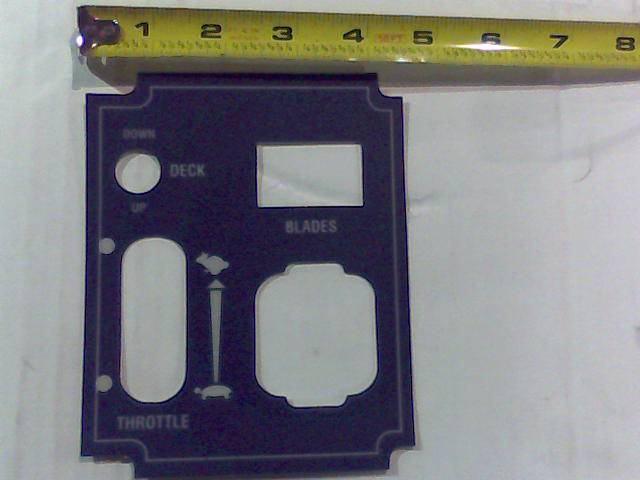 091-3400-00 - Bad Boy MowersInstrument Panel Decal - ZT 091340000