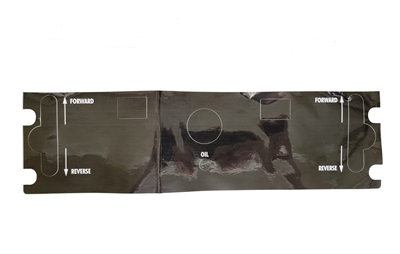 091-4017-00 - Bad Boy Mowers2019 Revolt Control Panel Lower Decal 091401700
