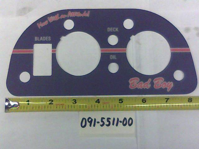 091-5511-00 - Bad Boy Mowers2012 Diesel Instrument Panel-Right 091551100