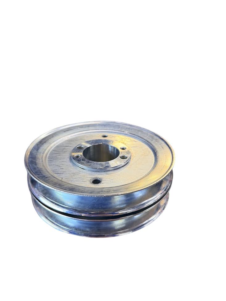 71460144 – Pulley, Double Split, B Section, H Bushing x 6", 1" Spacing – Wright (Genuine OEM Part)