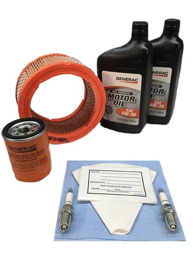 Generac Guardian 12-18KW Maintenance Kit W/ 5W-30 Synthetic Oil OEM #0J57670SSM