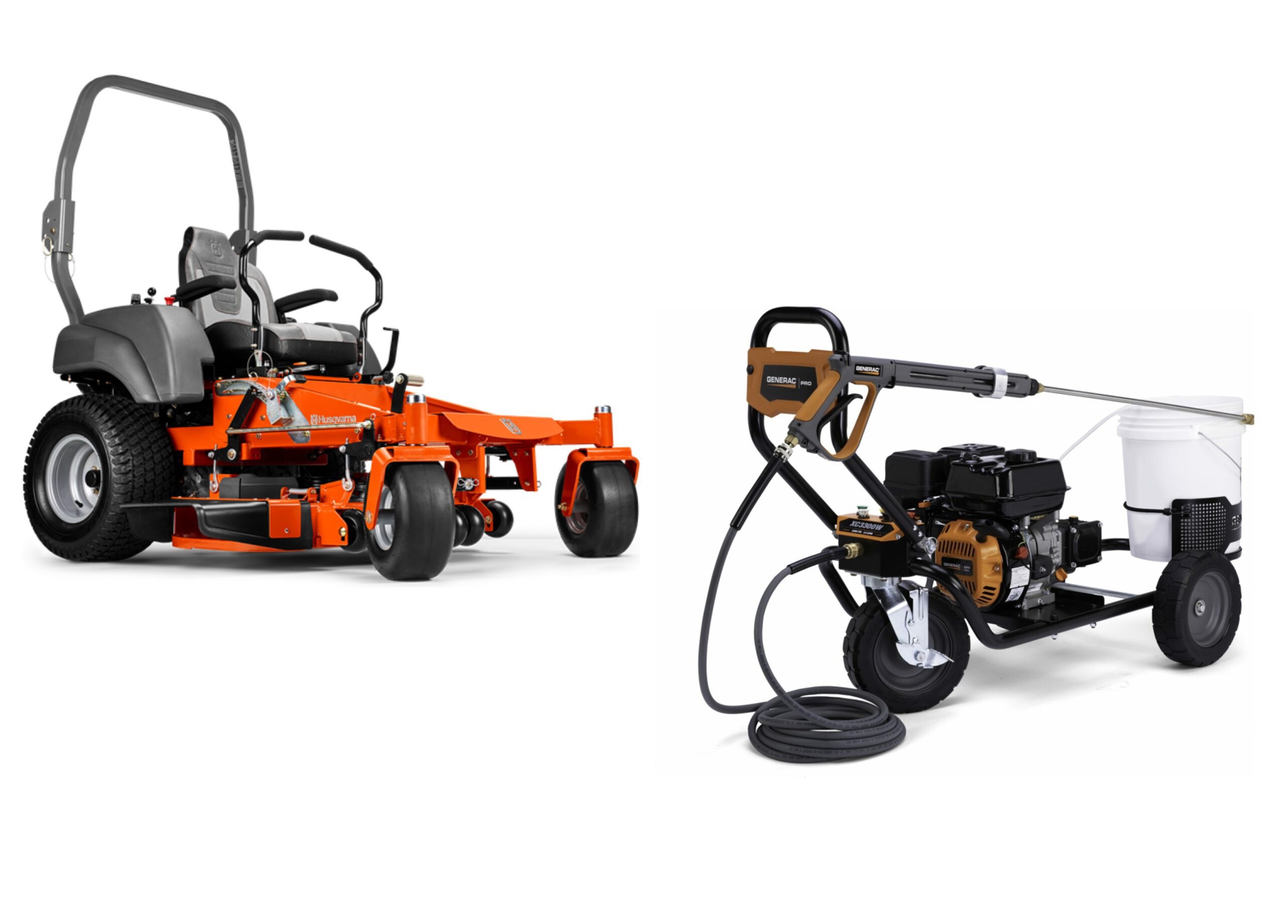 Husqvarna MZ 61 Zero Turn Mower Combo Deal 3300PSI Pressure Washer