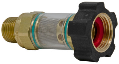 General Pump 100649 DuraView Inlet Filter, 3/4" FNPT x 1/2" MNPT, 8.0 GPM, 150 Max psi