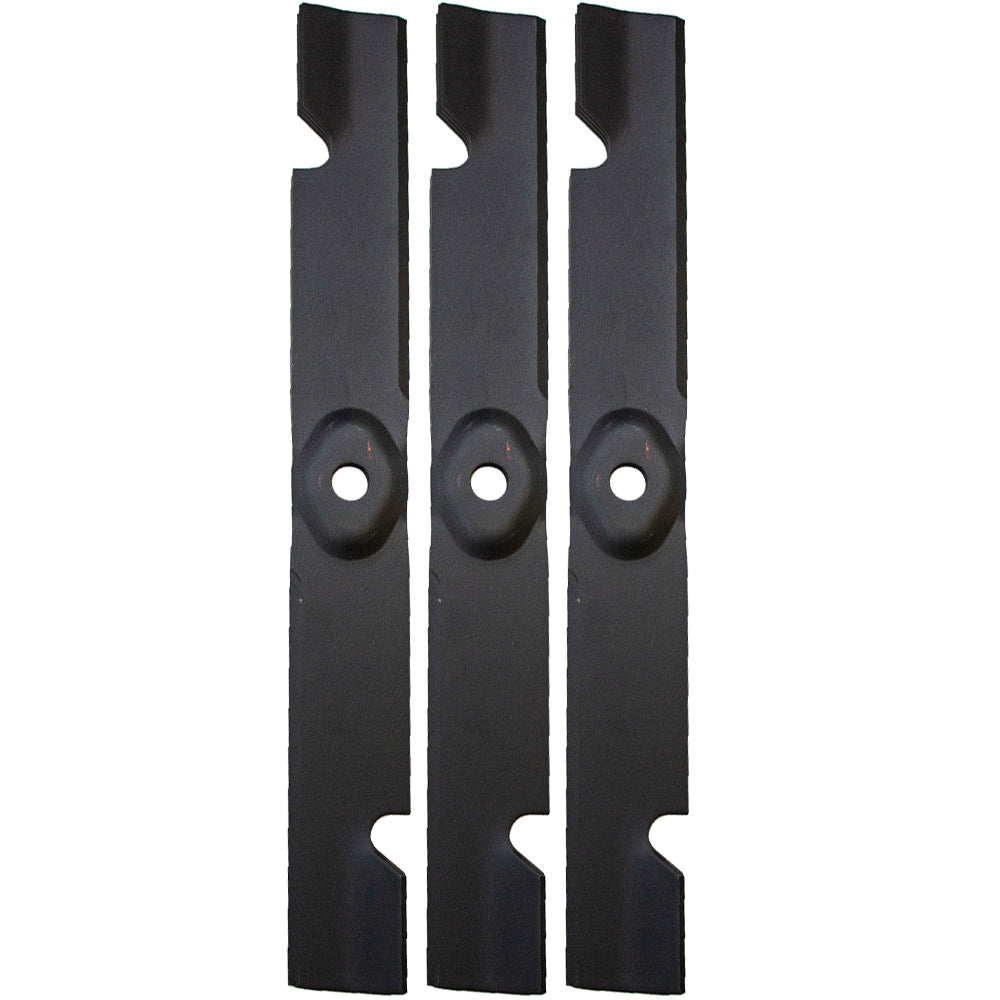 Exmark 109-6465-S 3 High Lift Notched Blade Standard Pack 3-Pack