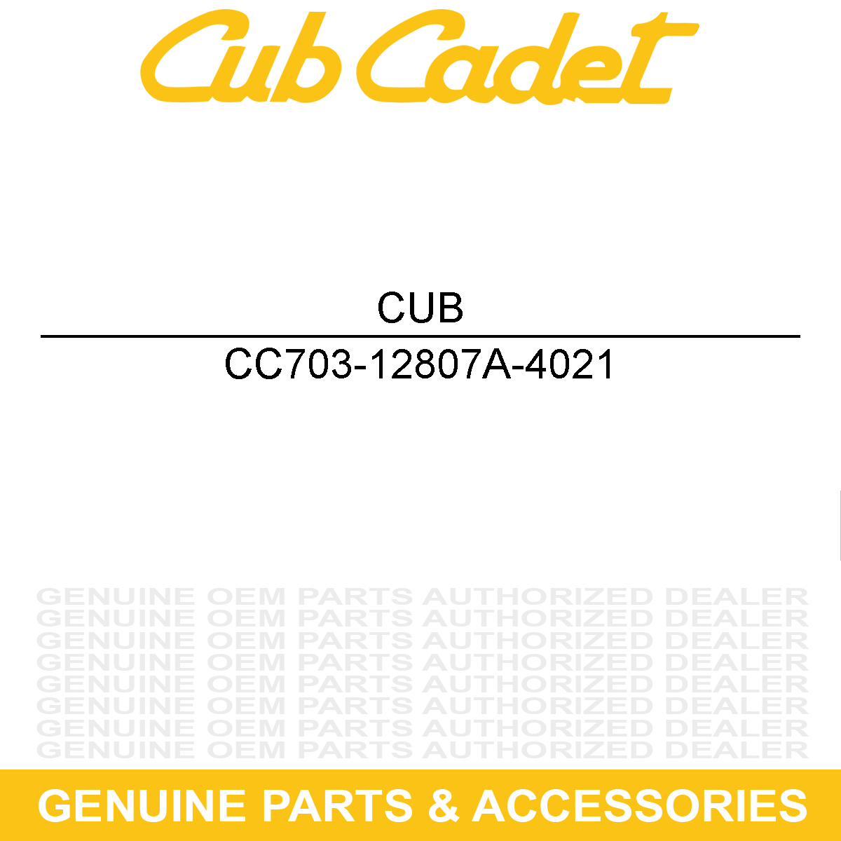 CUB CADET 703-12807A-4021 Tank Suppo Bracket