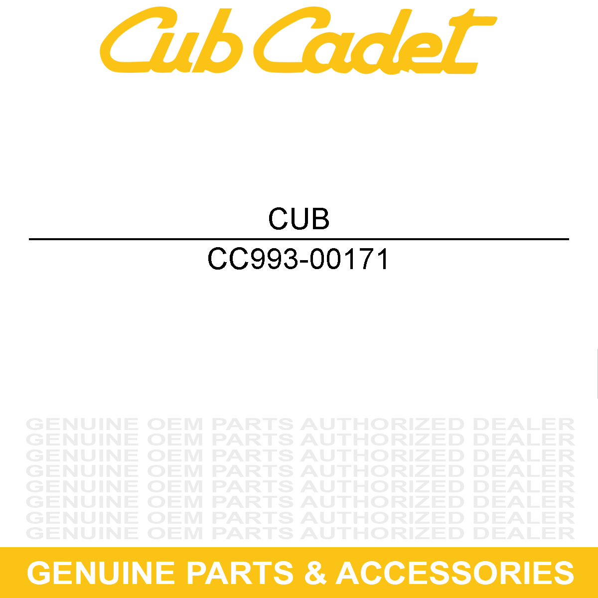 CUB CADET 993-00171 HOSE-FUEL 6.3 X 12