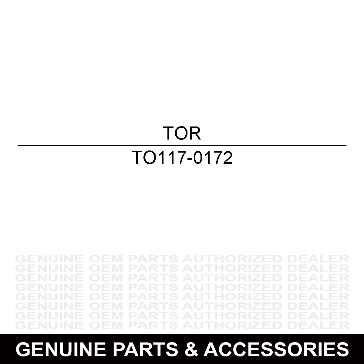 Toro 117-0172 SCREW-HH