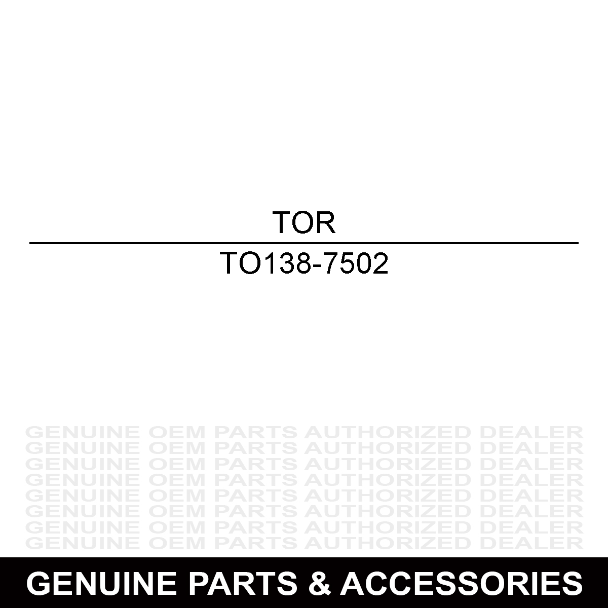 Toro 138-7502 Discharge Deflector