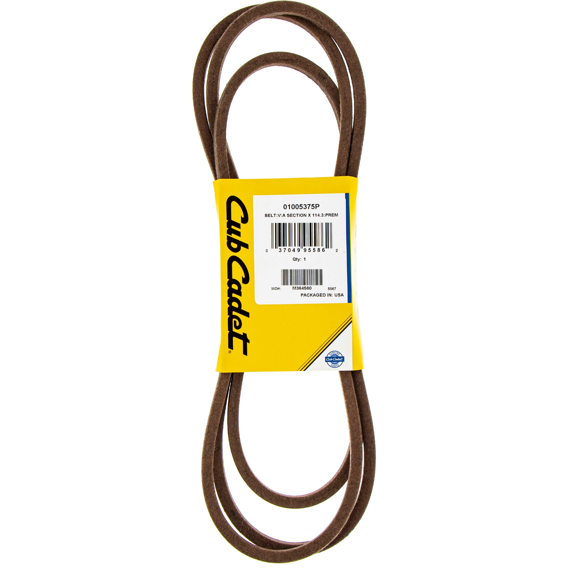 MTD 01005375P 114.3" A-SEC Deck V-Belt