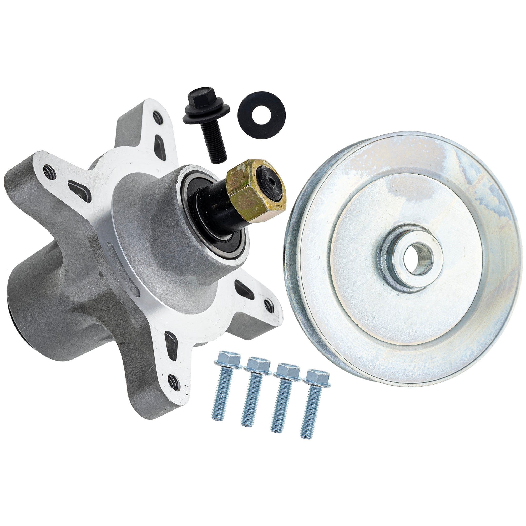 Spindle & Pulley Set For Exmark 810-KSP4203N