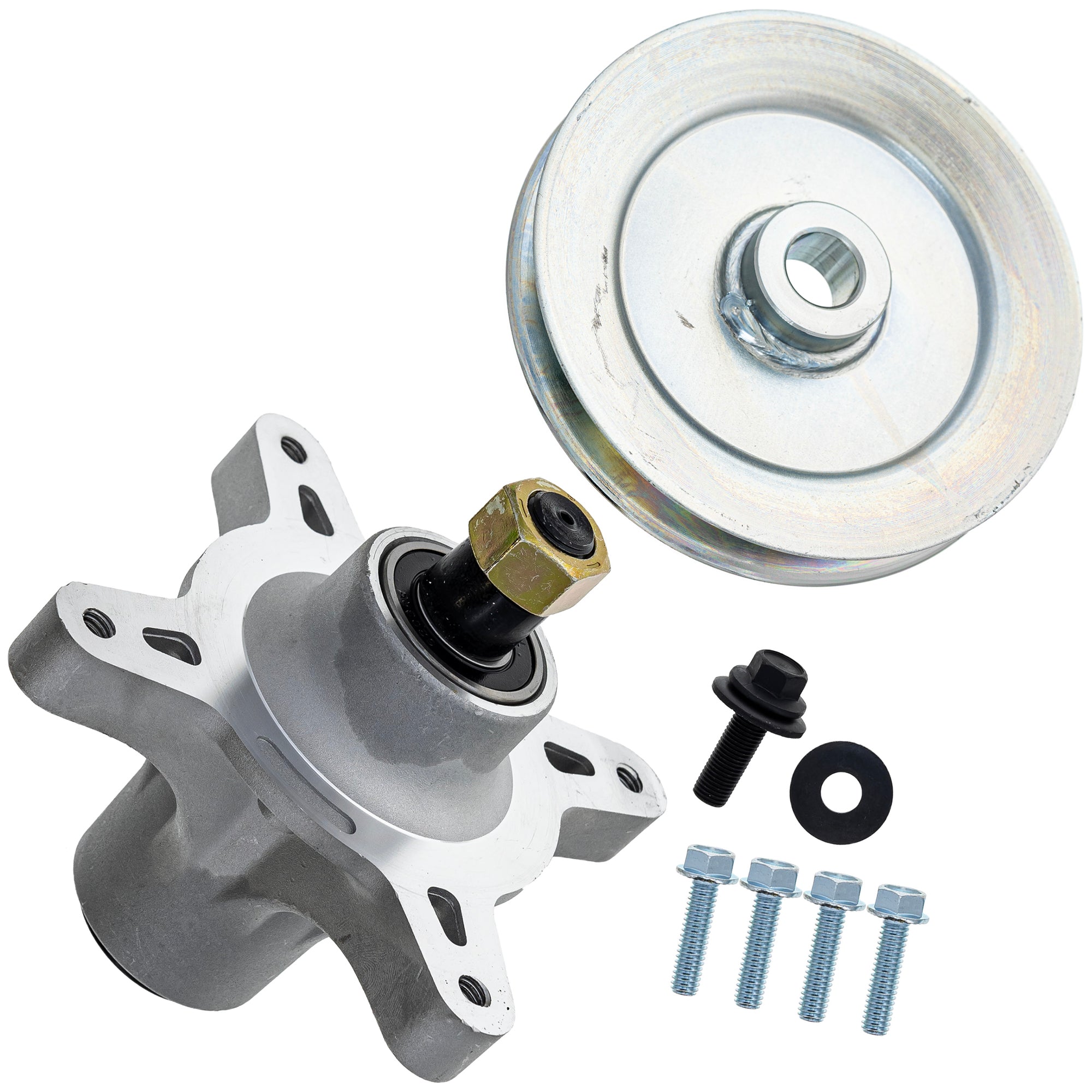 Spindle & Pulley Set For Exmark 810-KSP4205N