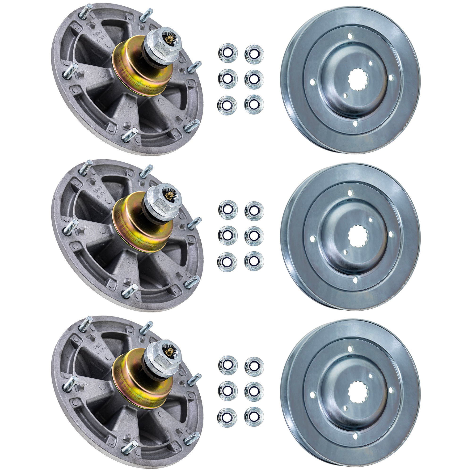 Deck Spindle Kit For John Deere 810-KSP4367N | 3-PACK