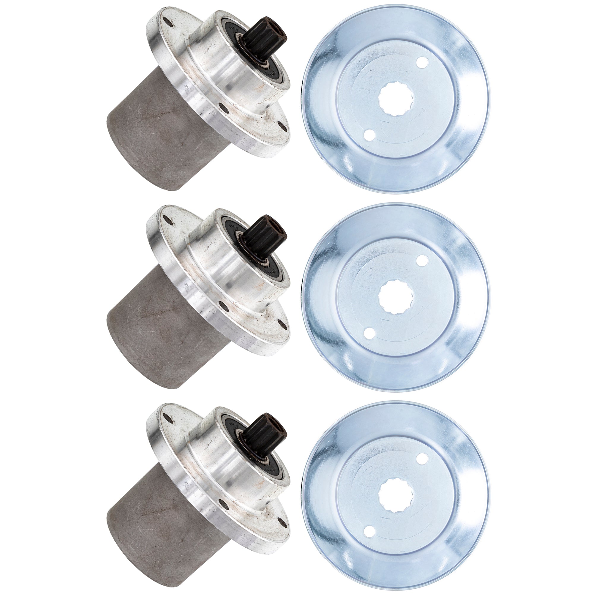 Spindle Kit for Hustler FasTrak RD SDX 48-Inch Deck 783506 604665 3 Pack